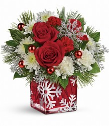 Teleflora's Silver Christmas Bouquet from Swindler and Sons Florists in Wilmington, OH